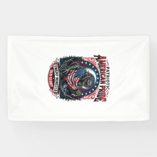 Banderoles Monstre des Marais Patriotique Monstre d'Horreur d