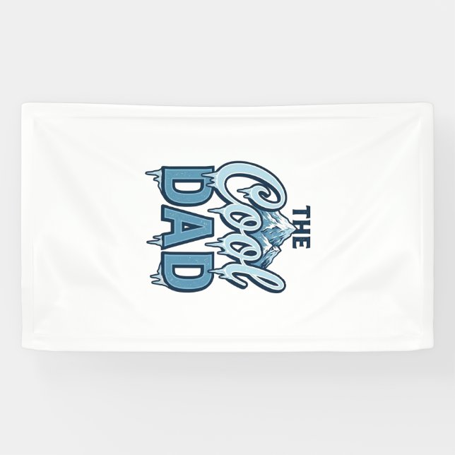 Banderoles Montagne Cool Dad Graphisme Vintage_1 (Horizontal)