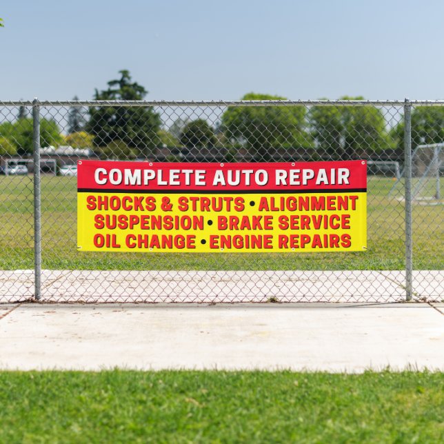 Banderoles Moteur de suspension de réparation automatique com (En situation)