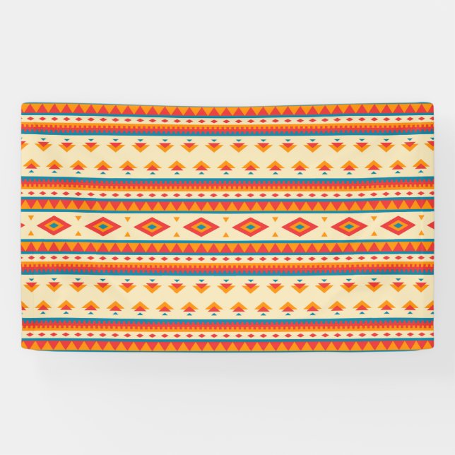 Banderoles Motif amérindien (Horizontal)