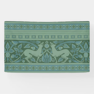 Banderoles Motif animalier Art Déco Nouveau Chien Nature