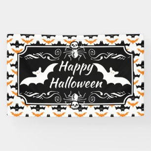 Banderoles Motif Bat Halloween