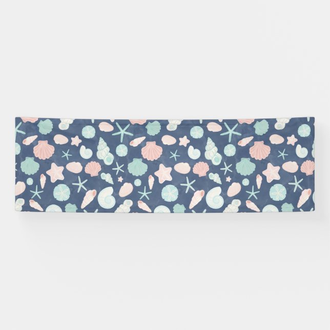 Banderoles motif de coquillages (Horizontal)
