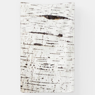 Banderoles Motif d'écorce de bouleau