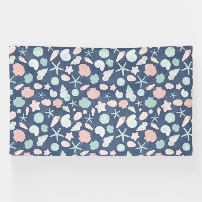 Banderoles motif des coquillages (Horizontal)