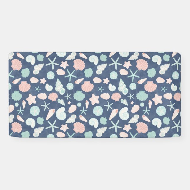 Banderoles motif des coquillages (Horizontal)