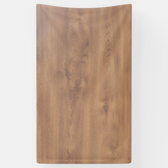 Banderoles Motif en bois foncé (Vertical)