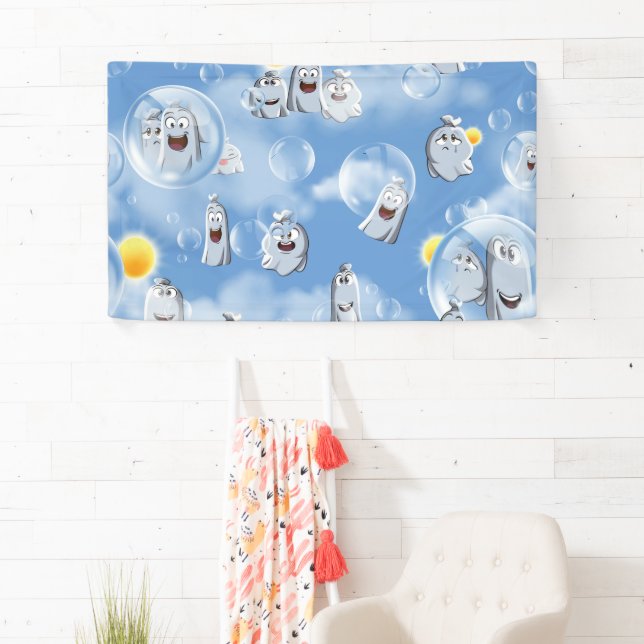 Banderoles Motif fantôme (En situation)