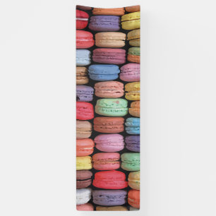 Banderoles Motif Macaron français coloré