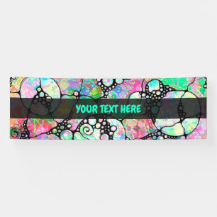 Banderoles Motif Peint À La Main Et Numériquement Art 31