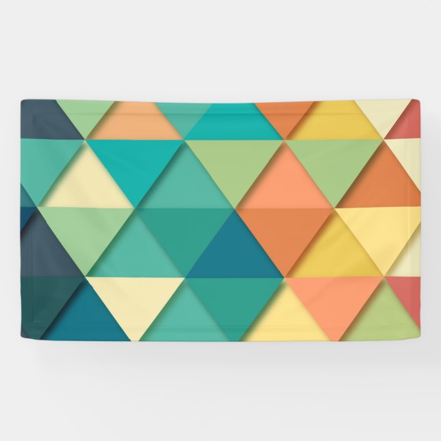 Banderoles Motif triangle (Horizontal)