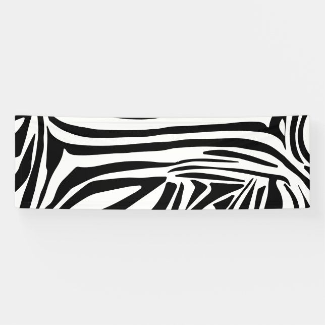 Banderoles Motif zèbre (Horizontal)