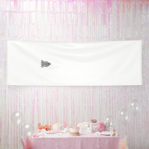 Banderoles Motifs ornementaux en noir et blanc frappant