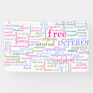 Banderoles Mots stimulants