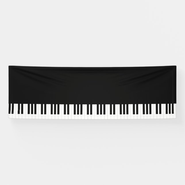 BANDEROLES MUSIQUE DE PIANO (Horizontal)