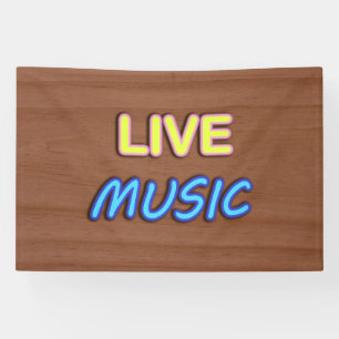 Banderoles Musique Live