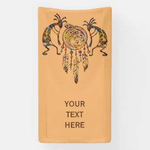 Banderoles Native American Kokopelli