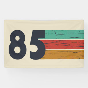 Banderoles Né en 1985 fête d'anniversaire vintage