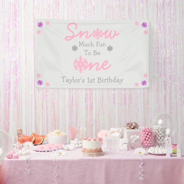 Banderoles Neige Beaucoup De Plaisir D'Être Un (Fête)