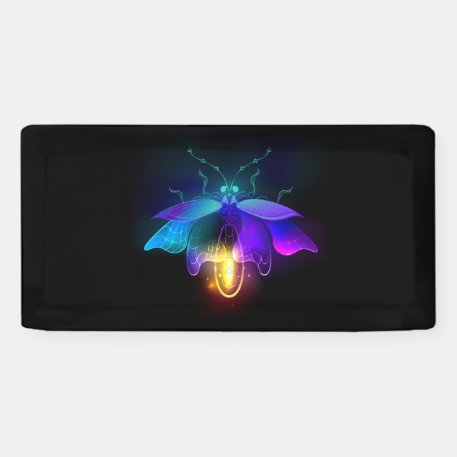 Banderoles Neon Firefly sur noir (Horizontal)
