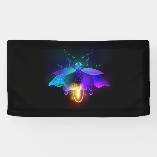 Banderoles Neon Firefly sur noir (Horizontal)