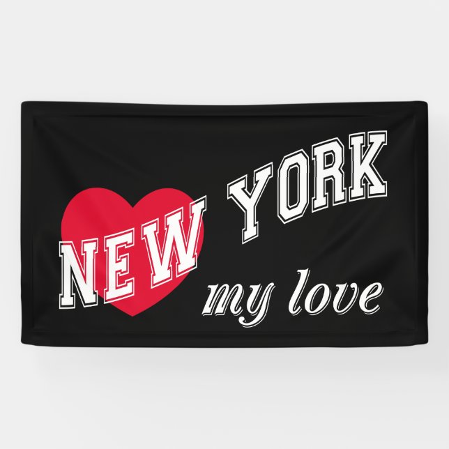 Banderoles New York, mon amour (Horizontal)