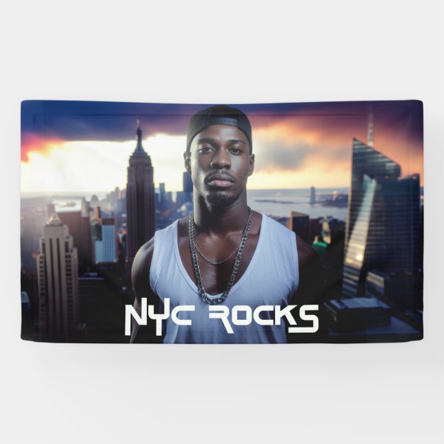 BANDEROLES NEW YORK ROCKS - NYC (Horizontal)