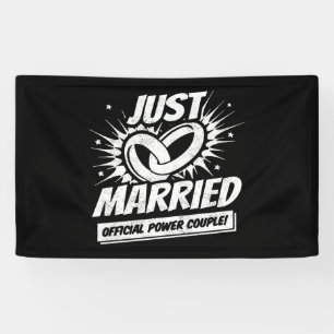Banderoles Newlywed - Wedding Honeymoon Paires - Just Married
