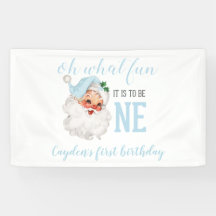 Noël Blue Père Noël premier anniversaire