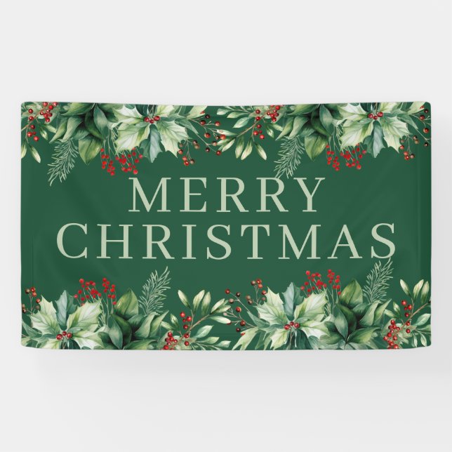 Banderoles Noël élégant  (Horizontal)