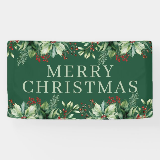 Banderoles Noël élégant  (Horizontal)