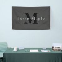 Nom et monogramme | Dark Gray