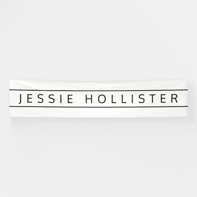 Banderoles Nom professionnel (Horizontal)