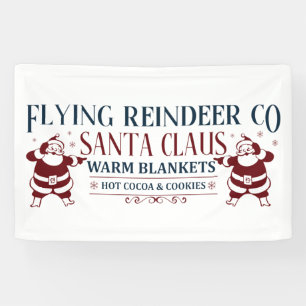 Banderoles North Pôle Flying reiner Company Christmas