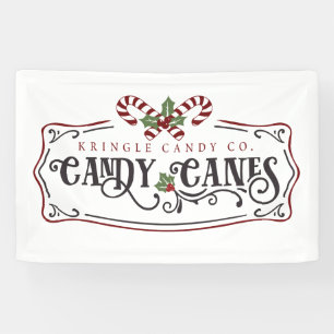 Banderoles North Pôle Kringle Candy Company