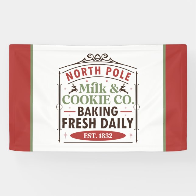 Banderoles North Pôle Milk Cookie Company (Horizontal)