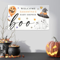 Notre petit Boo doit Baby shower d'Halloween