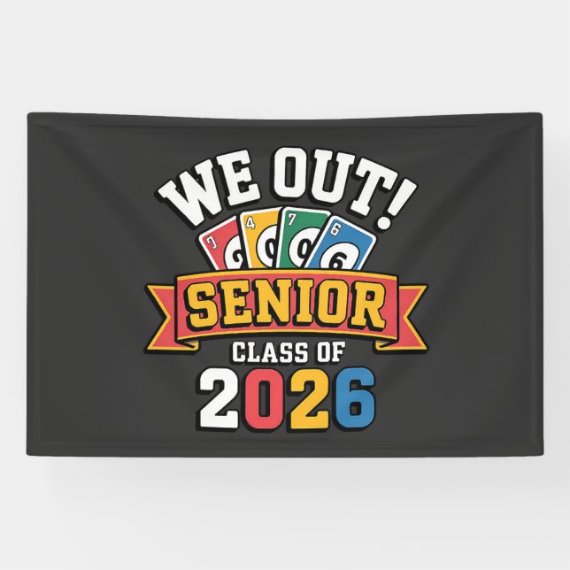 Banderoles Nous sortons de la promotion 2026 (Horizontal)