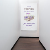 Nouveau chapitre commence thème livre bébé Shower