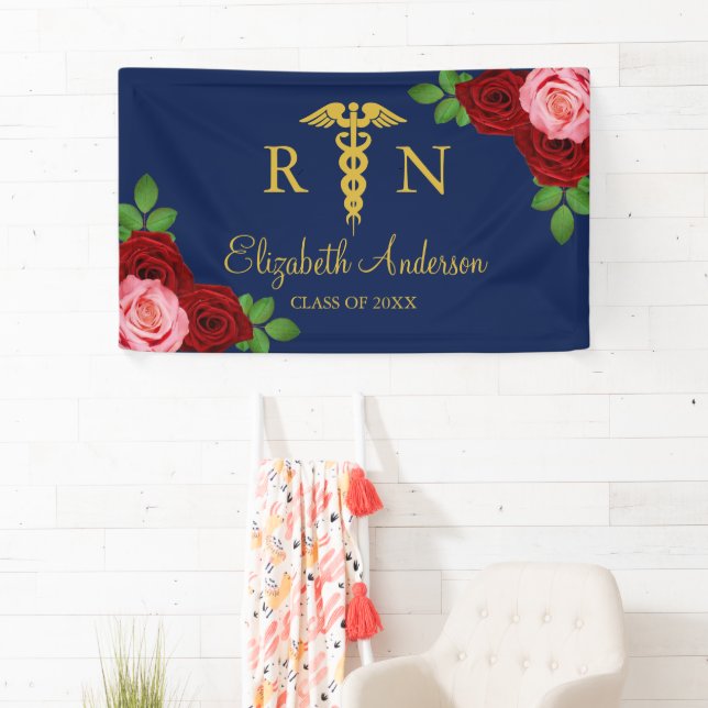 Banderoles Nurse Graduation (En situation)
