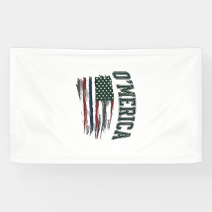 Banderoles O’Merica Chemise Drapeau en détresse Vintage Desig