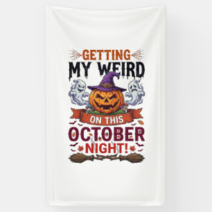 Banderoles Obtenir des citrouilles d'Halloween bizarres Chape