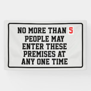 Banderoles Occupation maximale modifiable