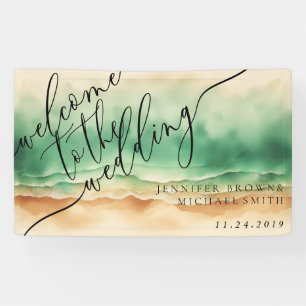 Banderoles Ocean Beach Summer Party Bienvenue mer