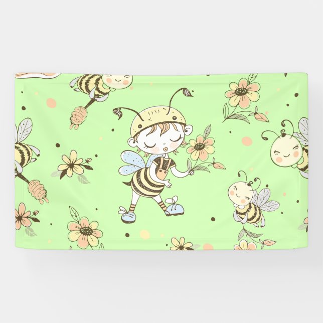 Banderoles Oeuvre d'abeilles (Horizontal)