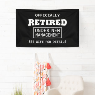 Banderoles Officiellement à la retraite sous nouvelle directi