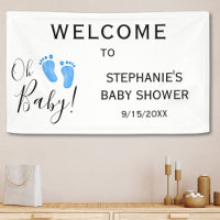 Oh Baby Boy's Baby shower Welcome
