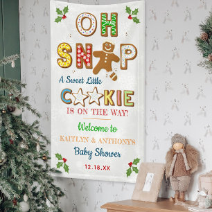 Banderoles Oh Snap! Bébé gâteau de Noël Baby Shower de bienve