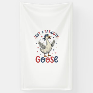 Banderoles Oie Patriotique Vintage Quatre Juillet Conception