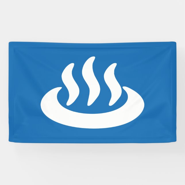 Banderoles Onsen ♨ Hot Spring 温 泉 Japonais (Horizontal)